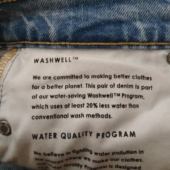 Banana Republic Jeans 28 High Rise Straight Ankle Crop Light Wash Denim - Picture 7 of 10